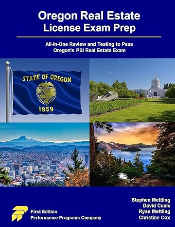 Product image of Oregon Real Estate Exam Prep Textbook